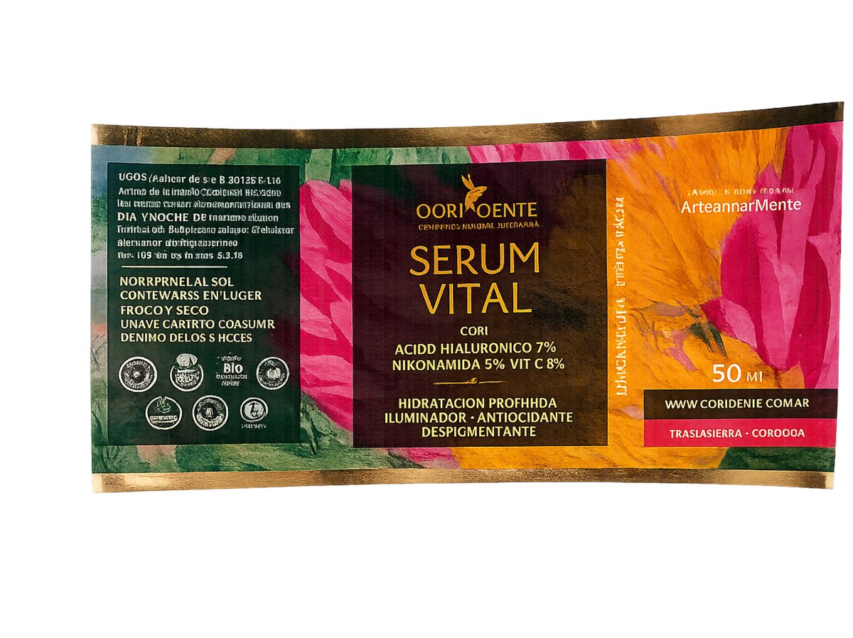 Etiqueta para cosmética